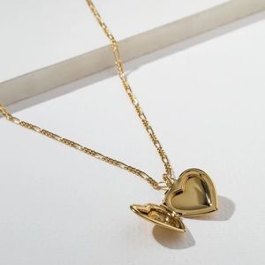 Love open hear necklace